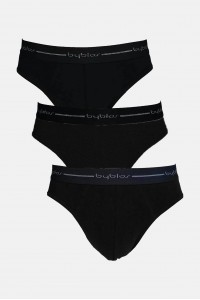 Ανδρικά σλιπ BYBLOS 3 Pack BLACK 683301