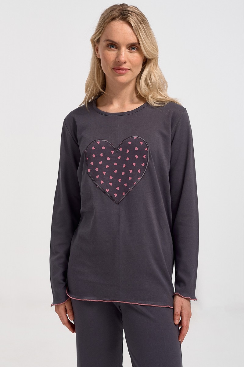 Γυναικεία πιτζάμα CHERRY Pink Heart 134 Γυναικεία πιτζάμα CHERRY Pink Heart 134