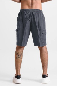 Ανδρική Βερμούδα cargo CREPE SPORTS ΑΝΘΡΑΚΙ NEW Ανδρική Βερμούδα cargo CREPE SPORTS ΑΝΘΡΑΚΙ NEW