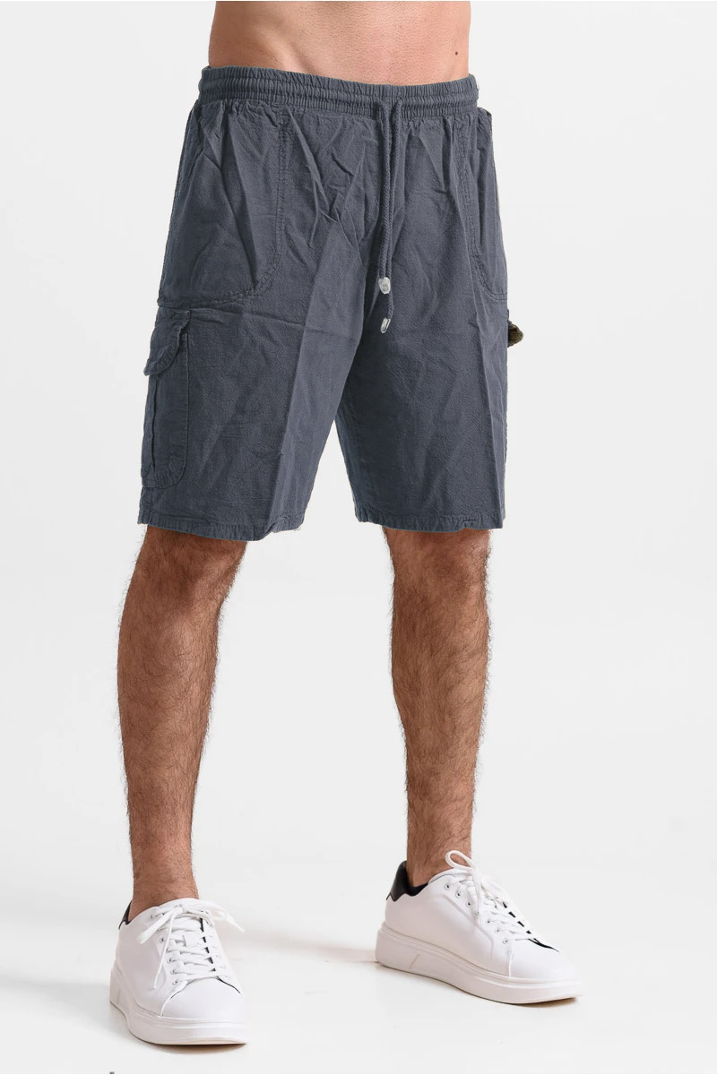 Ανδρική Βερμούδα cargo CREPE SPORTS ΑΝΘΡΑΚΙ NEW Ανδρική Βερμούδα cargo CREPE SPORTS ΑΝΘΡΑΚΙ NEW
