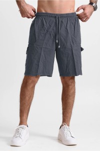 Ανδρική Βερμούδα cargo CREPE SPORTS ΑΝΘΡΑΚΙ NEW Ανδρική Βερμούδα cargo CREPE SPORTS ΑΝΘΡΑΚΙ NEW