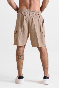 Ανδρική Βερμούδα cargo CREPE SPORTS ΜΠΕΖ NEW Ανδρική Βερμούδα cargo CREPE SPORTS ΑΝΘΡΑΚΙ NEW
