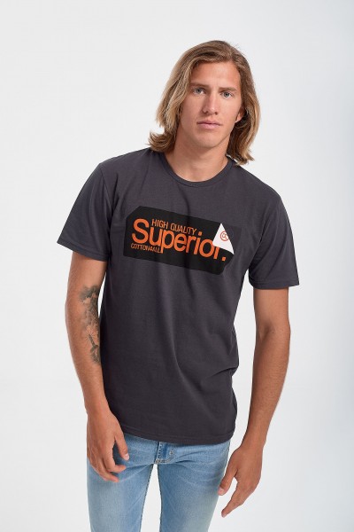 T-Shirt Ανδρικό SUPERIOR Cotton4all Καλοκαίρι 2020