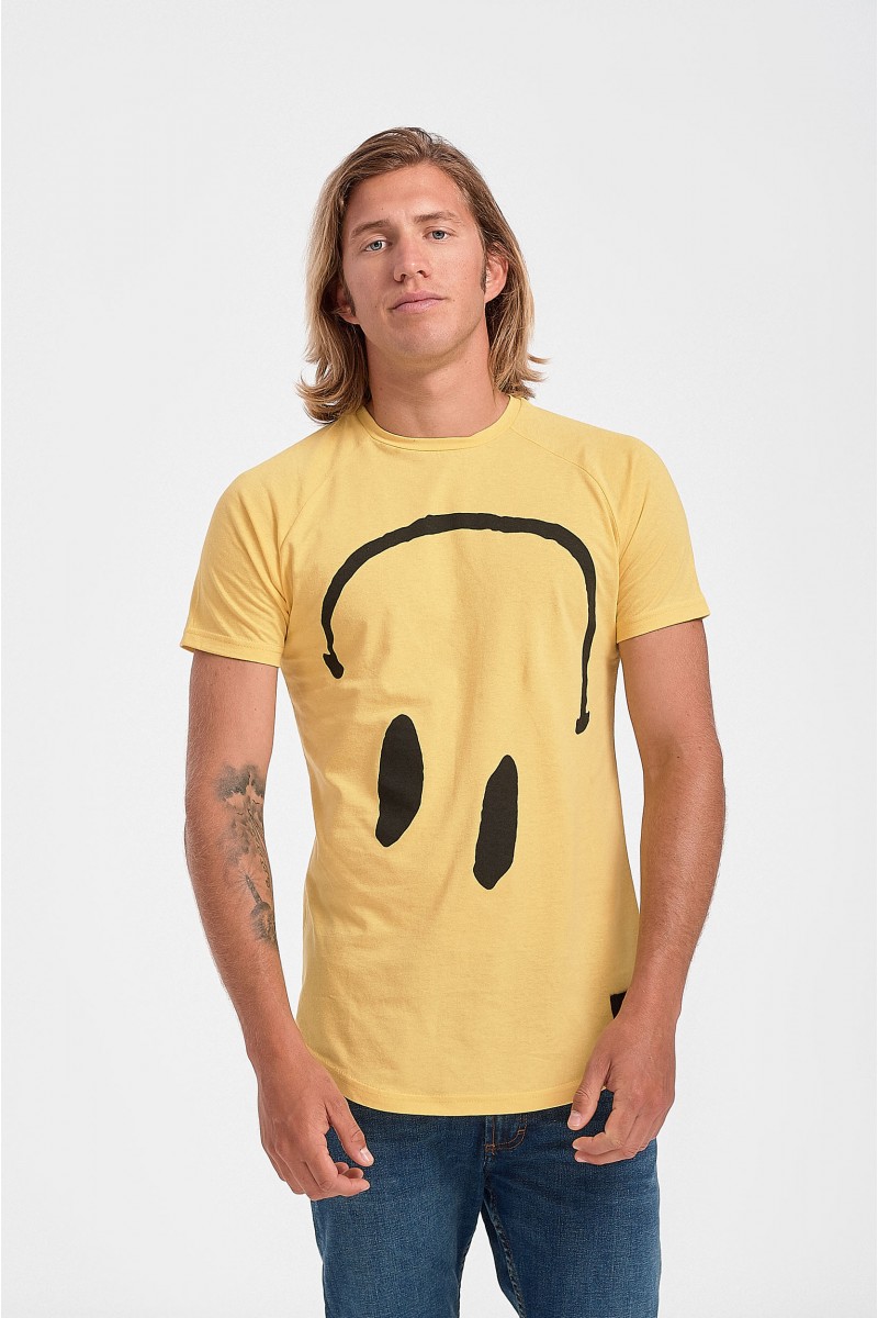 T-Shirt Ανδρικό HAPPY FACE Cotton4all Καλοκαίρι 2020