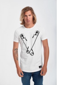 T-Shirt Ανδρικό SAFETY PIN Cotton4all Καλοκαίρι 2020