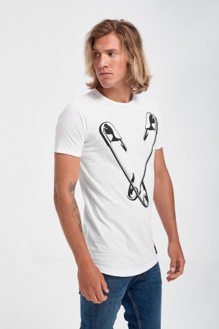 T-Shirt Ανδρικό SAFETY PIN Cotton4all Καλοκαίρι 2020