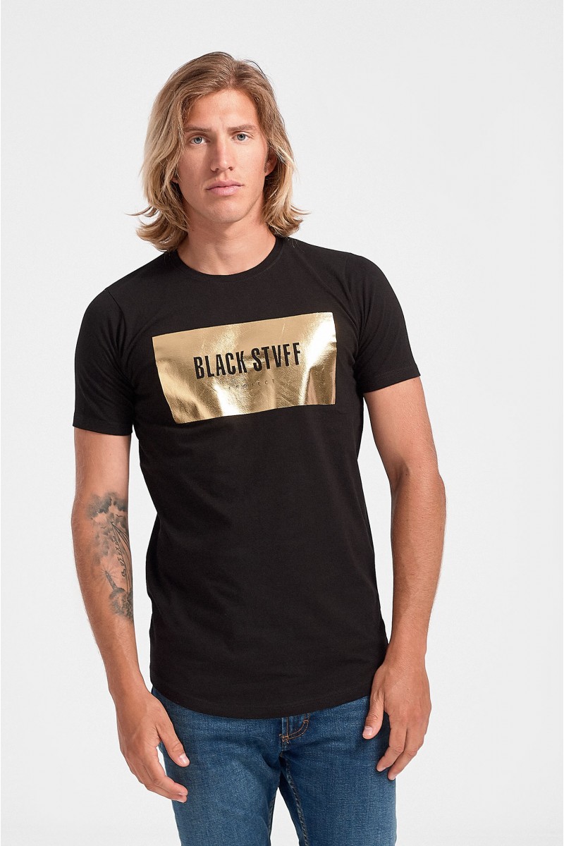T-Shirt Ανδρικό STAFF Cotton4all Καλοκαίρι 2020