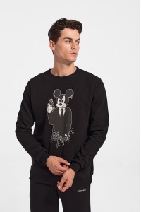 Μπλούζα Φούτερ Cotton4all MICKEY 336 Μπλούζα Φούτερ Cotton4all MICKEY 336