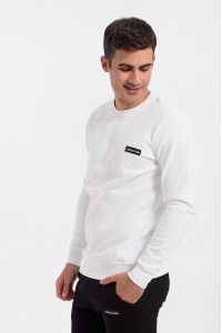 Φούτερ μπλούζα Cotton4all WHITE DIY