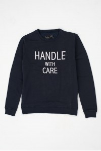 Μπλούζα Φούτερ Cotton4all HANDLE WITH CARE Μπλούζα Φούτερ Cotton4all HANDLE WITH CARE