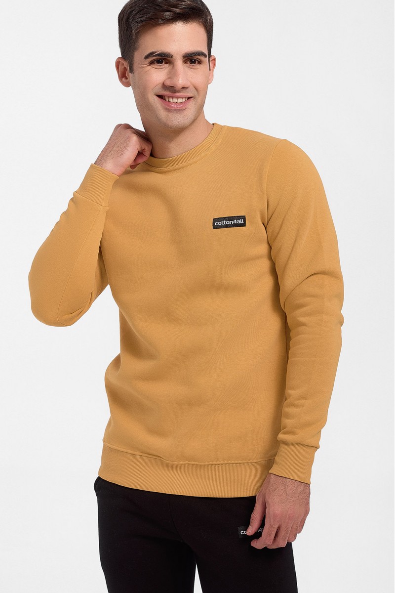 Φούτερ μπλούζα Cotton4all YELLOW ARMY Φούτερ μπλούζα Cotton4all YELLOW ARMY