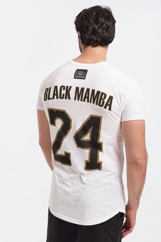Ανδρικό Tee Shirt BLACK MAMBA White