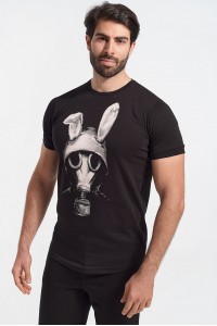 Ανδρικό T-Shirt Cotton4all RABBIT MASK Ανδρικό T-Shirt Cotton4all RABBIT MASK