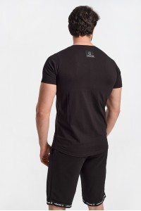 Κοντομάνικη μπλούζα Cotton4all GAME OVER Black