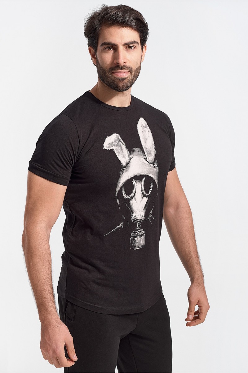 Ανδρικό T-Shirt Cotton4all RABBIT MASK Ανδρικό T-Shirt Cotton4all RABBIT MASK