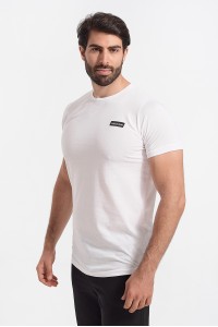 Ανδρικό T-Shirt Cotton4all Never Enough White