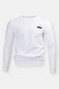 Φούτερ μπλούζα Cotton4all WHITE DIY