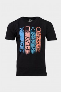 Ανδρικό T-Shirt Cotton4all EAT PLAY SLEEP 416 Ανδρικό T-Shirt Cotton4all EAT PLAY SLEEP 416