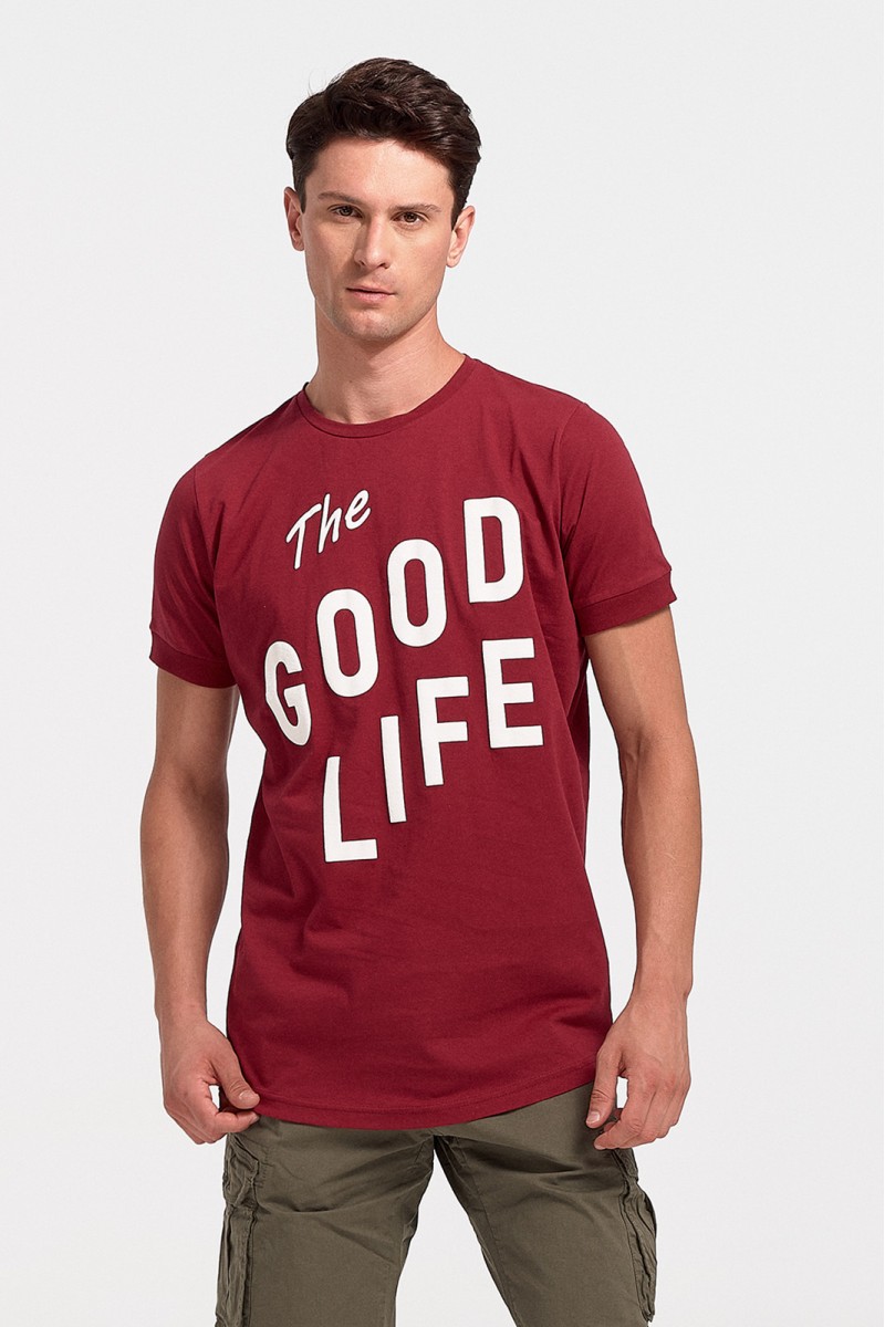 Ανδρικό T-Shirt Cotton4all GOOD LIFE Ανδρικό T-Shirt Cotton4all GOOD LIFE