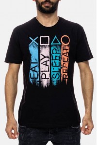 Ανδρικό T-Shirt Cotton4all EAT PLAY SLEEP 416