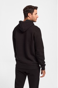 Μπλούζα φούτερ COTTON4ALL Black 553