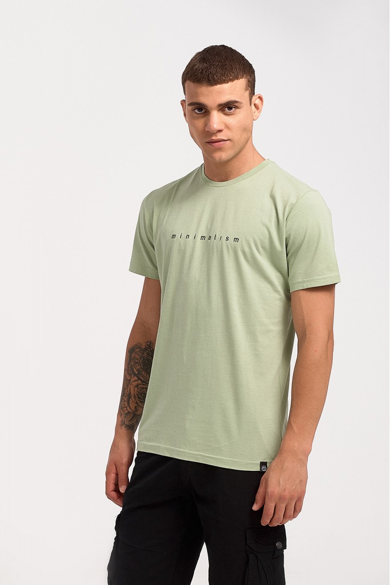 Ανδρικό T-Shirt Cotton4all Minimalism 23 706 Olive