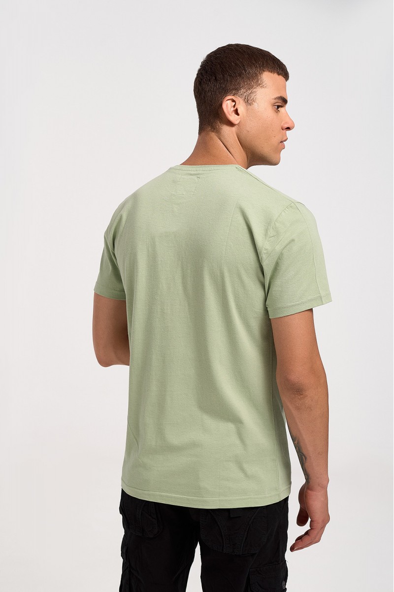 Ανδρικό T-Shirt Cotton4all Minimalism 23 706 Olive