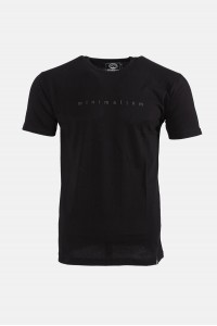 Ανδρικό T-Shirt Cotton4all Minimalism 23 706 Black