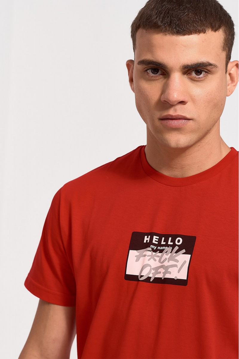 Ανδρικό T-Shirt Cotton4all HELLO 23 722