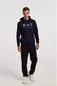 Μπλούζα φούτερ COTTON4ALL 24-820 MOON NAVY Μπλούζα φούτερ COTTON4ALL 24-820 MOON NAVY