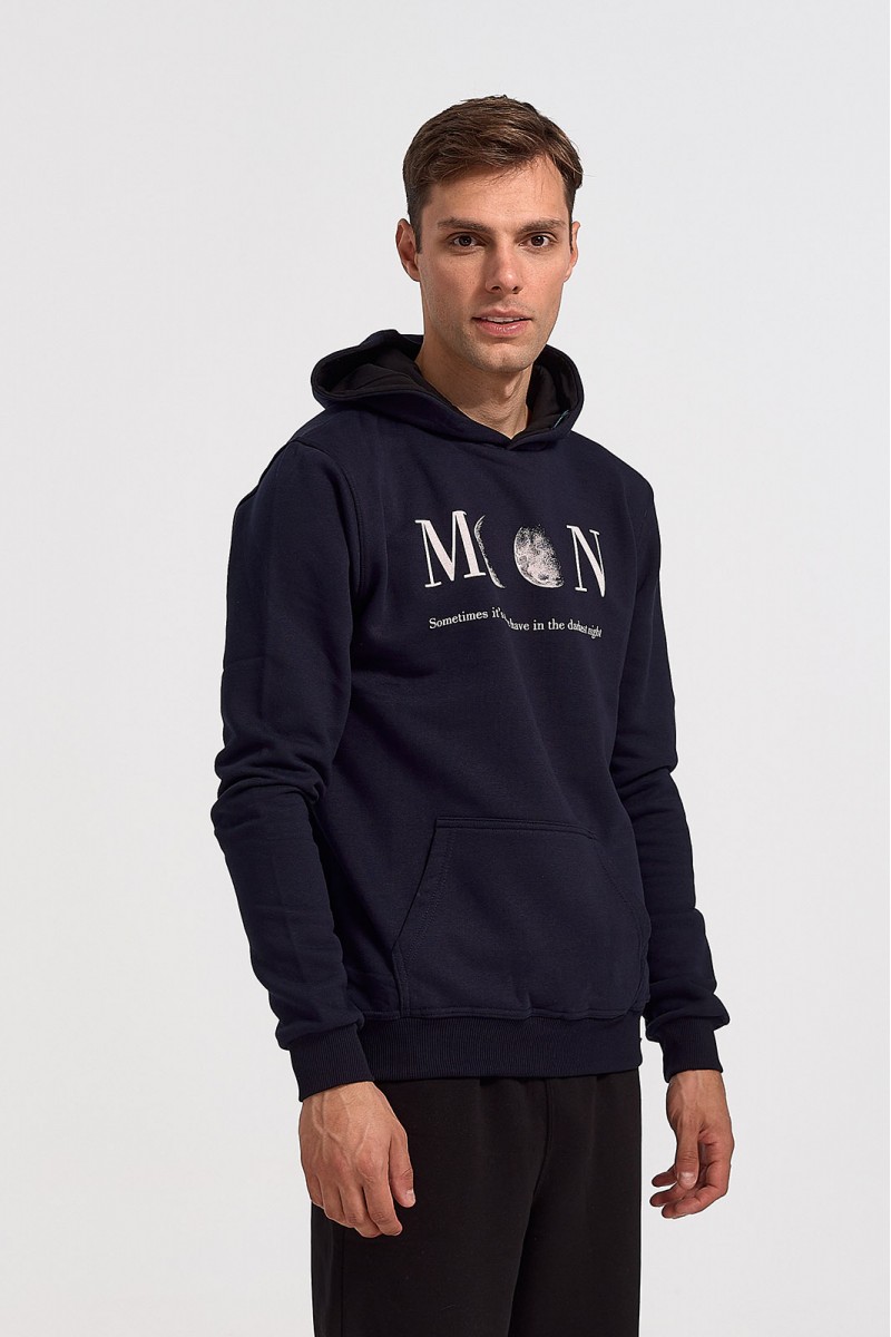 Μπλούζα φούτερ COTTON4ALL 24-820 MOON NAVY Μπλούζα φούτερ COTTON4ALL 24-820 MOON NAVY