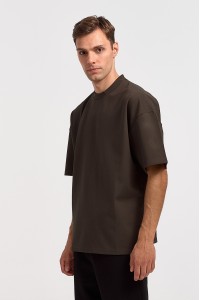 Ανδρικό T-Shirt OVERSIZE COTTON4ALL 24-860 ΧΑΚΙ