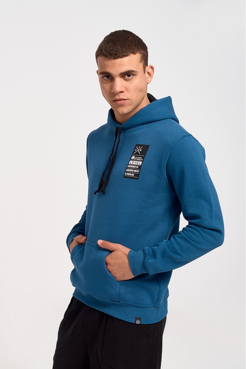 Μπλούζα φούτερ COTTON4ALL Blue RAF 553 Μπλούζα φούτερ COTTON4ALL Blue RAF 553