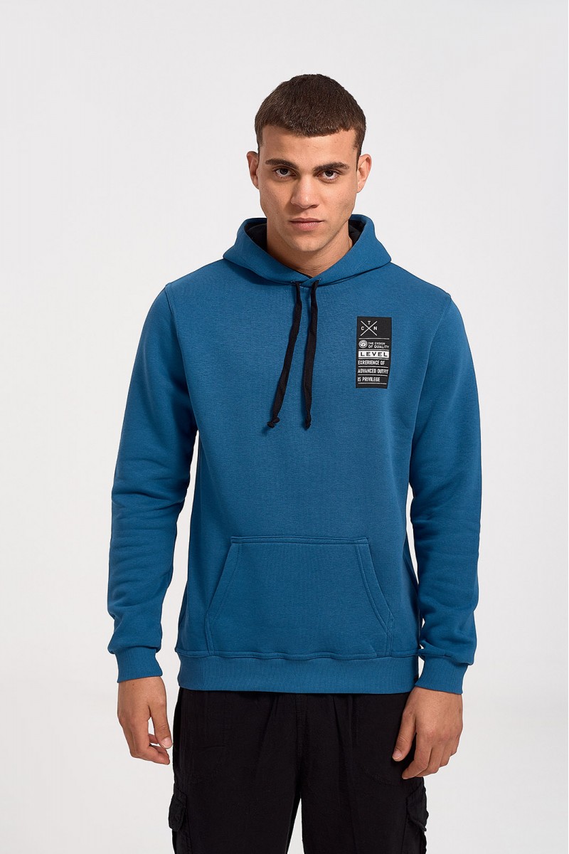 Μπλούζα φούτερ COTTON4ALL Blue RAF 553 Μπλούζα φούτερ COTTON4ALL Blue RAF 553