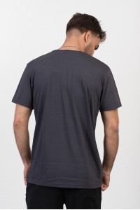 Ανδρικό T-Shirt Cotton4all CHILL OUT ΑΝΘΡΑΚΙ 24-918