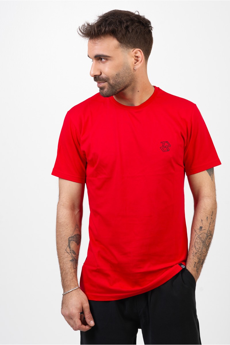 Ανδρικό T-Shirt Cotton4all 24-921 Κόκκινο Ανδρικό T-Shirt Cotton4all 24-921 Κόκκινο