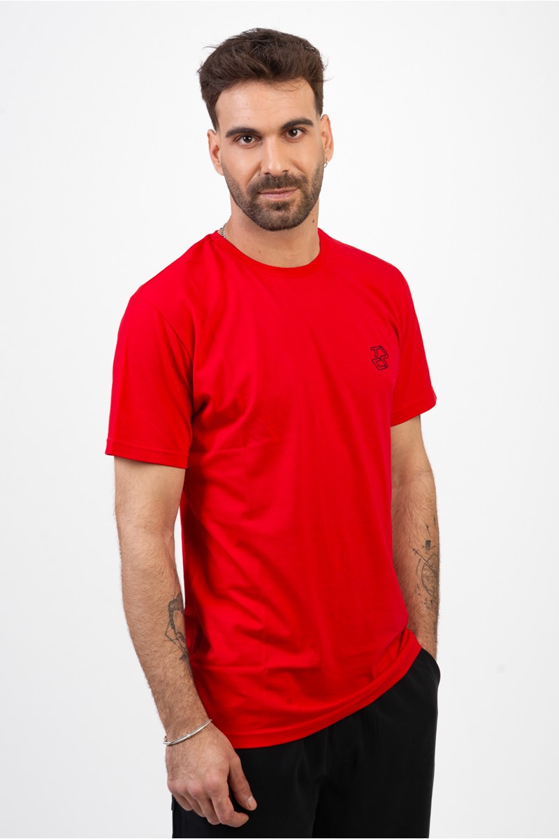 Ανδρικό T-Shirt Cotton4all 24-921 Κόκκινο