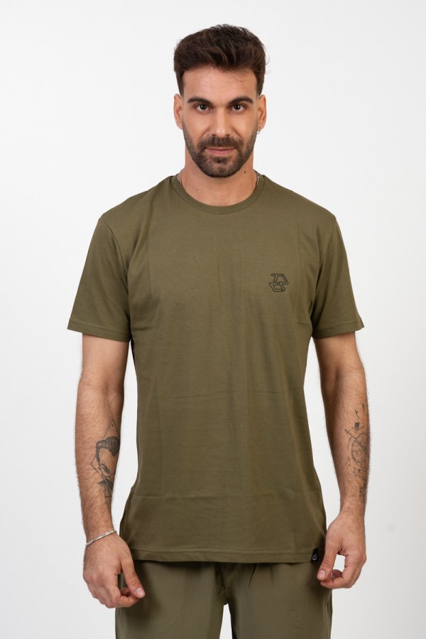 Ανδρικό T-Shirt Cotton4all 24-921 ΧΑΚΙ