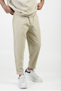 Ανδρικό παντελόνι Λινό COTTON4ALL Εκρού 24-951 Ανδρικό παντελόνι Λινό COTTON4ALL Εκρού 24-951