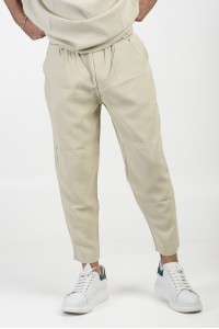 Ανδρικό παντελόνι Λινό COTTON4ALL Εκρού 24-951 Ανδρικό παντελόνι Λινό COTTON4ALL Εκρού 24-951