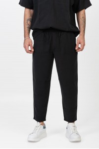 Ανδρικό παντελόνι Λινό COTTON4ALL Μαύρο 24-951 Ανδρικό παντελόνι Λινό COTTON4ALL Μαύρο 24-951