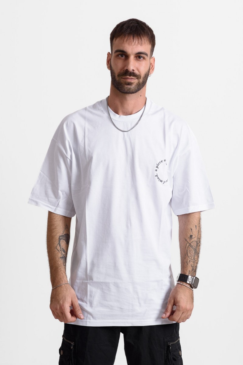 OVERSIZE Ανδρικό T-Shirt TRUTH 25-237 ΛΕΥΚΟ