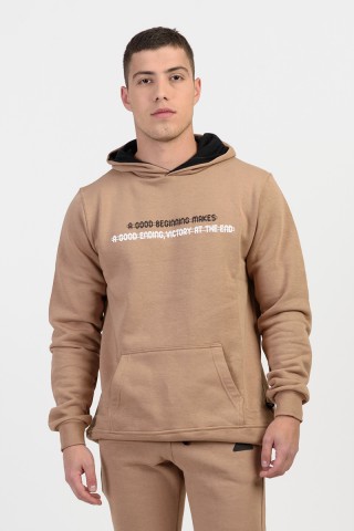 Μπλούζα φούτερ COTTON4ALL 25-122 ΜΠΕΖ