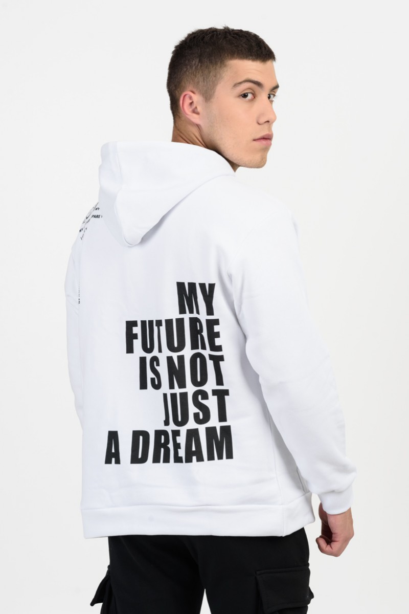 Oversize Μπλούζα φούτερ COTTON4ALL 25-142 DREAM