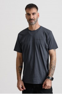 Ανδρικό T-Shirt Cotton4all 25-208 Ανθρακί Ανδρικό T-Shirt Cotton4all 25-208 Ανθρακί
