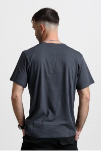 Ανδρικό T-Shirt Cotton4all 25-211 Ανθρακί