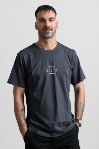 Ανδρικό T-Shirt Cotton4all 25-211 Ανθρακί