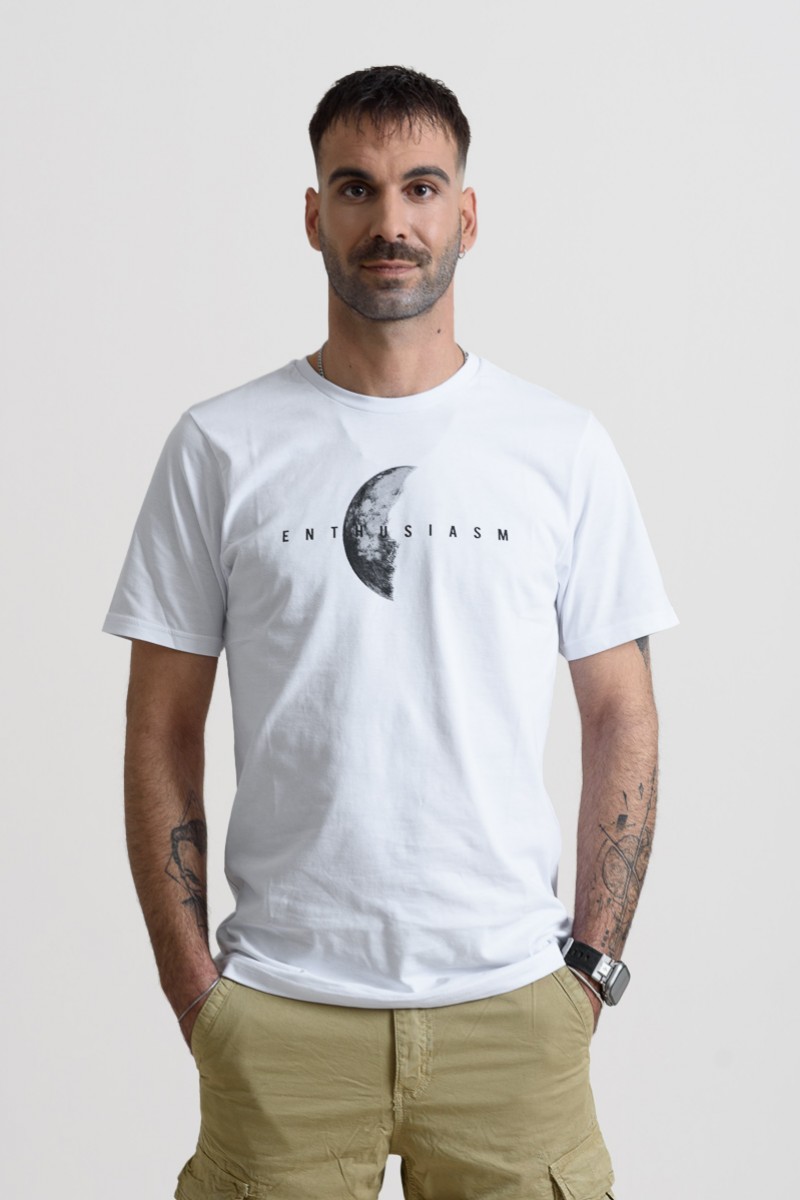 Ανδρικό T-Shirt Cotton4all 25-217 Λευκό
