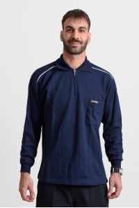 Μπλούζα Φούτερ με γιακά και τσέπη COTTON4ALL Προσφορά
