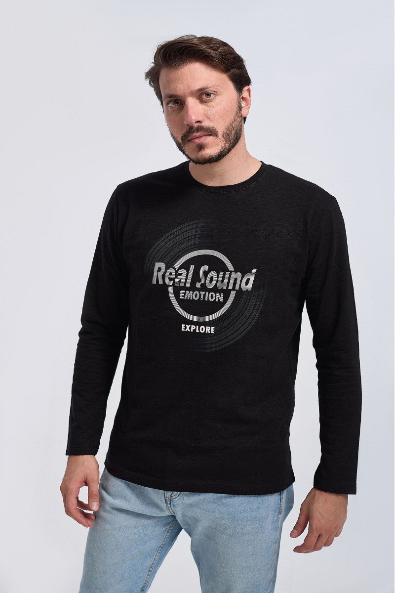 Ανδρική μπλούζα Cotton4all Real Sound Edition